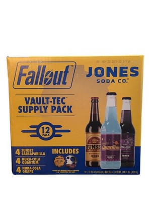 COSTCO EDITION Fallout x Jones Sodas 12 Pack Collectible Vault-Tec SEALED NEW
