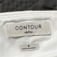 Aritzia Contour White Short Sleeve Square Neck One Piece Bodysuit Women S