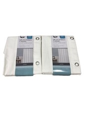 Barossa Design Waterproof Fabric Shower Curtain Liner - 2 Pack - 70  X 72  