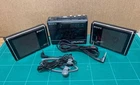 Sony Walkman WM-F77 AM/FM Vintage Cassette Player/Radio Ext speaker