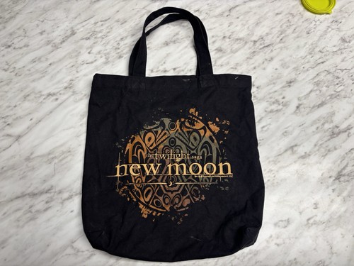 Twilight Tote Bag Black New Moon Saga Summit Entertainment Movie Book Promo