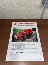 brochure prospekt PROSPECTUS DECOMPACTEUR PORTE OUTIL JEAN DE BRU tracteur-ih