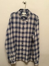 Saint Laurent Hedi Slimane Grunge Plaid Shirt...