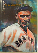 Tom Zachary Art Card Limited 21/50 Edward Vela Signed (Boston Braves)