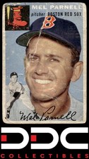 1954 Topps #40 Mel Parnell Boston Red Sox Poor