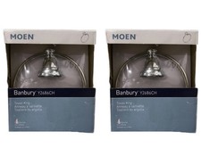  2 PACK MOEN Banbury Bathroom Hardware Towel Ring in Chrome Y2686CH