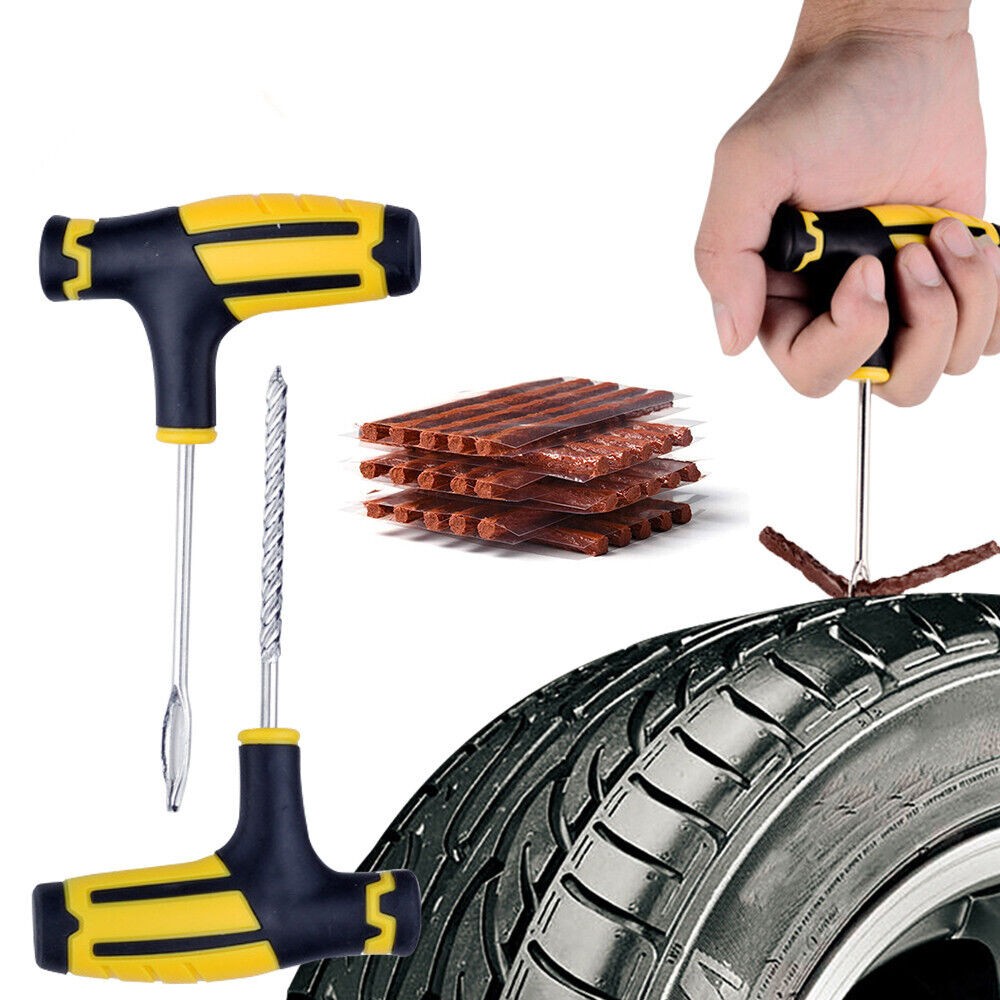 65X Heavy Duty Tire Repair Kit DIY Punctures Flat for Car