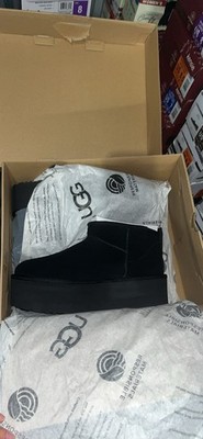 UGG Classic Ultra Mini Women's Boot, Size 7 - Black