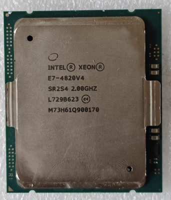INTEL XEON E7-4820 V4 SR2S4 2.0GHz 10 CORE 25MB CPU PROCESSOR LGA2011.