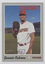 2019 Topps Heritage Minor League Edition Genesis Cabrera #156 0c4