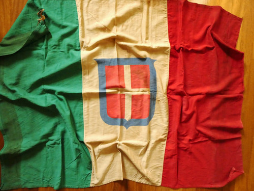 ITALY ITALIAN FLAG 1930's WWII SAVOY KINGDOM ORIGINAL FASCIST TIME #1
