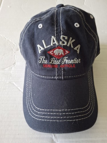 ALASKA THE LAST FRONTIER GENUINE ARTICLE HAT ADJUSTABLE