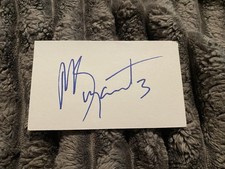 Matt Bryant Atlanta Falcons Signed 3x5 Index Card Football NFL NCAA
