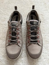 Womans Brown Ecco Aspina Dark Clay/Warm Grey Shoes Trainers, Size 6 (EU 39)