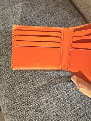 Goyard Orange Goyardine Coated Canvas Victoire Bifold Wallet | eBay