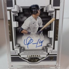 Topps 2023 Tier One Oswaldo Cabrera Yankees Break Out Auto BOA-OC1 /249