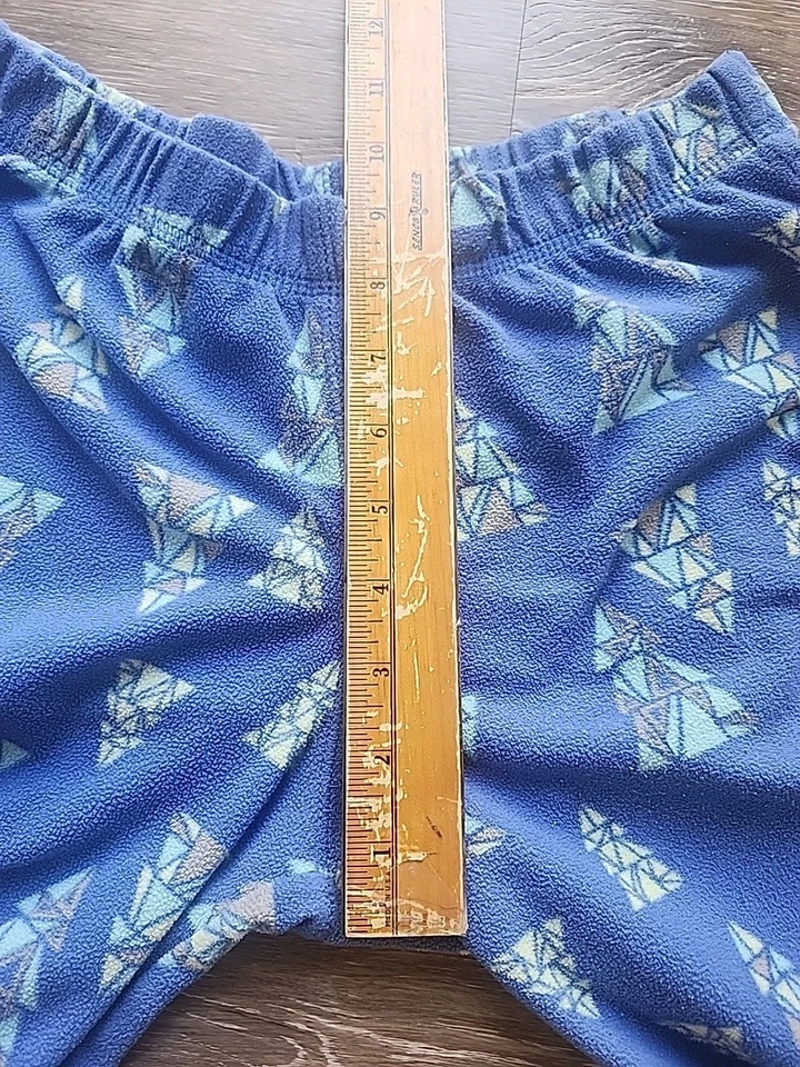 Pantalones de salón PJ BOTTOM SUPER SOFT SMALL franela azul para mujer  Foto 3 de 4