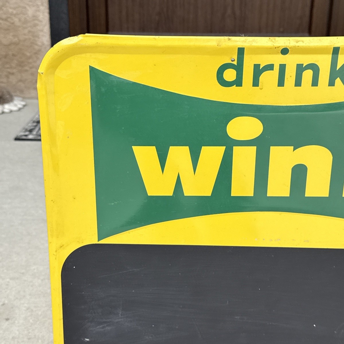 Vintage Wink Soda Advertising Sign Menu Board Chalkboard | eBay