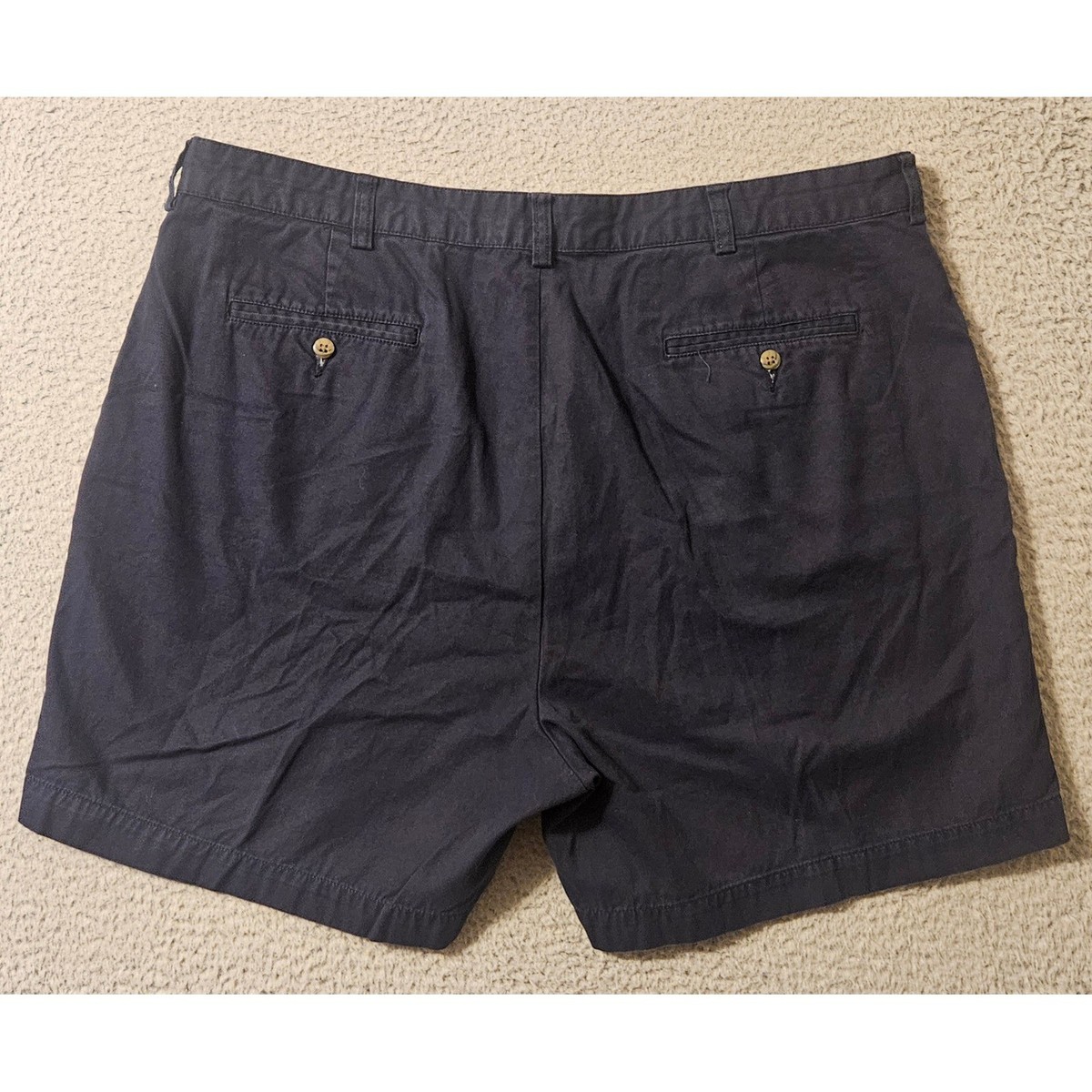 Vintage Polo Ralph Lauren Andrew Short Men 40 Navy Pleated Chino