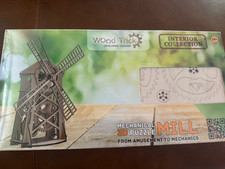 Wood Trick Mechanical Puzzle 3D Mill New