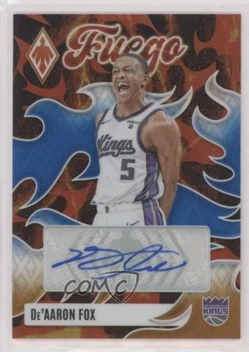De'Aaron Fox 2023 Panini De'Aaron Fox Auto