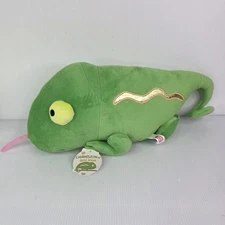 Chameleon Gold Wave Shinada Global Round 1 NEW NWT J1 Green Plush 18"