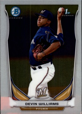 2014 Bowman Chrome Prospects #BCP7 Devin Williams RC Rookie Card
