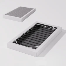 Box Spring Cover Twin, Soft Fabric Twin Bed Skirt, Compatible with 9 in High ...