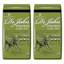 25kg DOG FOOD Dr John Hypoallergenic Lamb with Rice & Veg 12.5kg x 2 Packs BULK 2.12 per kilo