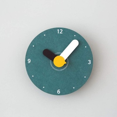 Retro Modern Wooden 'Mini' Wall Clock, Simplistic, Fashionable and Stylish, S...
