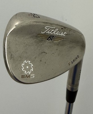 Titleist SM5 Vokey Nickel 52 Degree 12 F Grind Bounce Gap Wedge