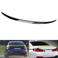 Heckspoiler Kofferraum Flügel Lippe Schwarz Glänz für BMW 5er G30 G31 ab.2017-