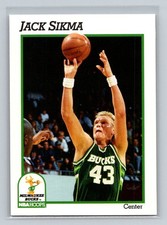 1991-92 Hoops #122 Jack Sikma Milwaukee Bucks Basketball Card