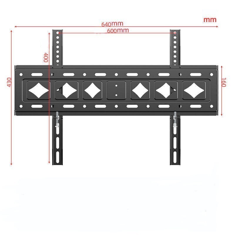 Tilting TV Wall Mount Bracket Low Profile for Most 32 - 70 inch VESA 600 x 400mm