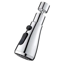 1Pc Faucet Extender Metal Alloy,Three Modes,Head Water Saver Home Extended Showe