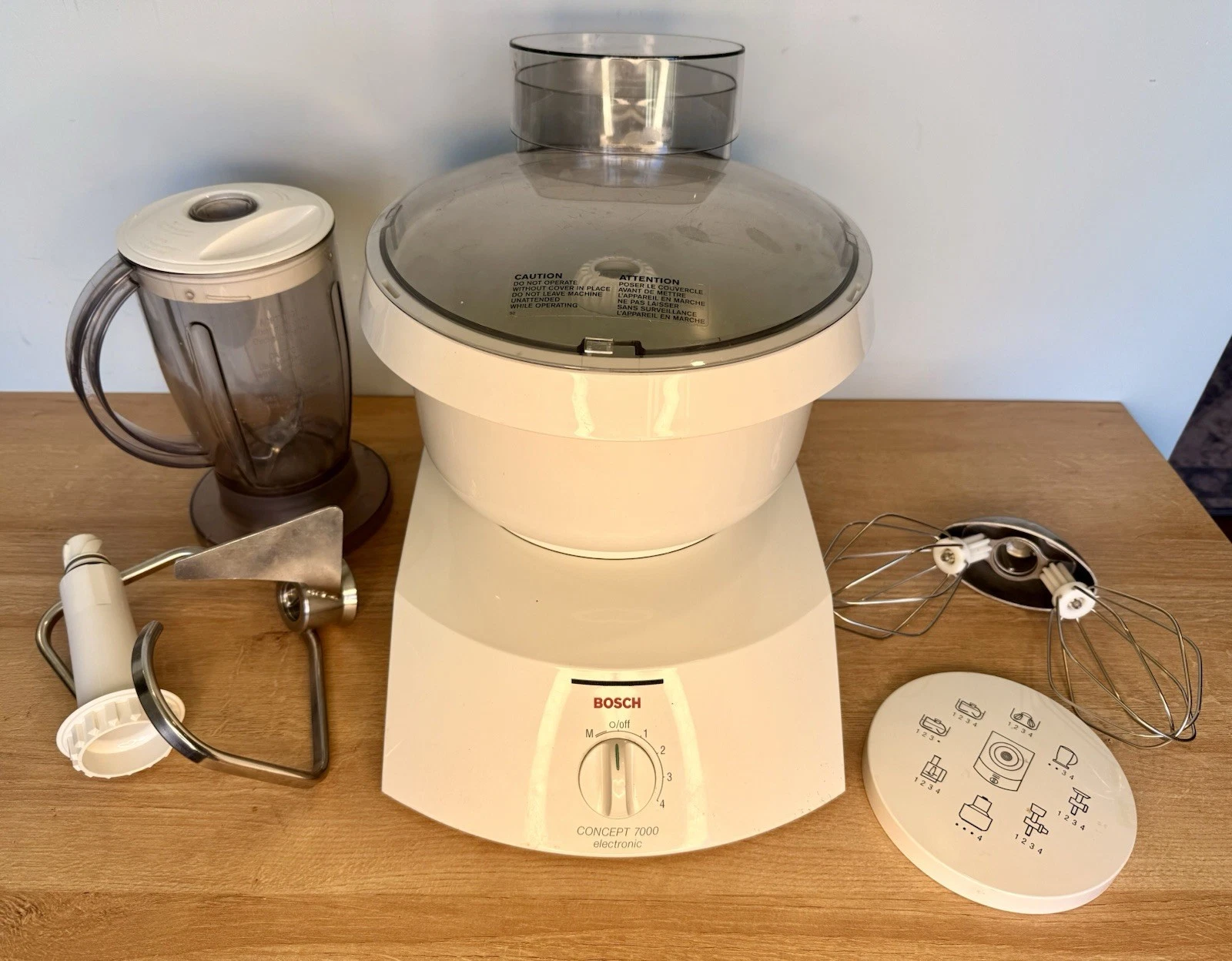 Bosch Concept 7000 Solitaire Standalone Mixer 700W W/ Blender & Accessories