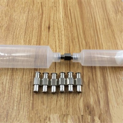 Luer Lock Adapter Kupplung Buchse zu Buchse für vernickelte Spritze Medical