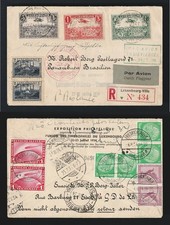 Zeppelin LZ 127 – 4. Luftpostflug in Luxemburg mit 5. Südamerikafahrt 1934