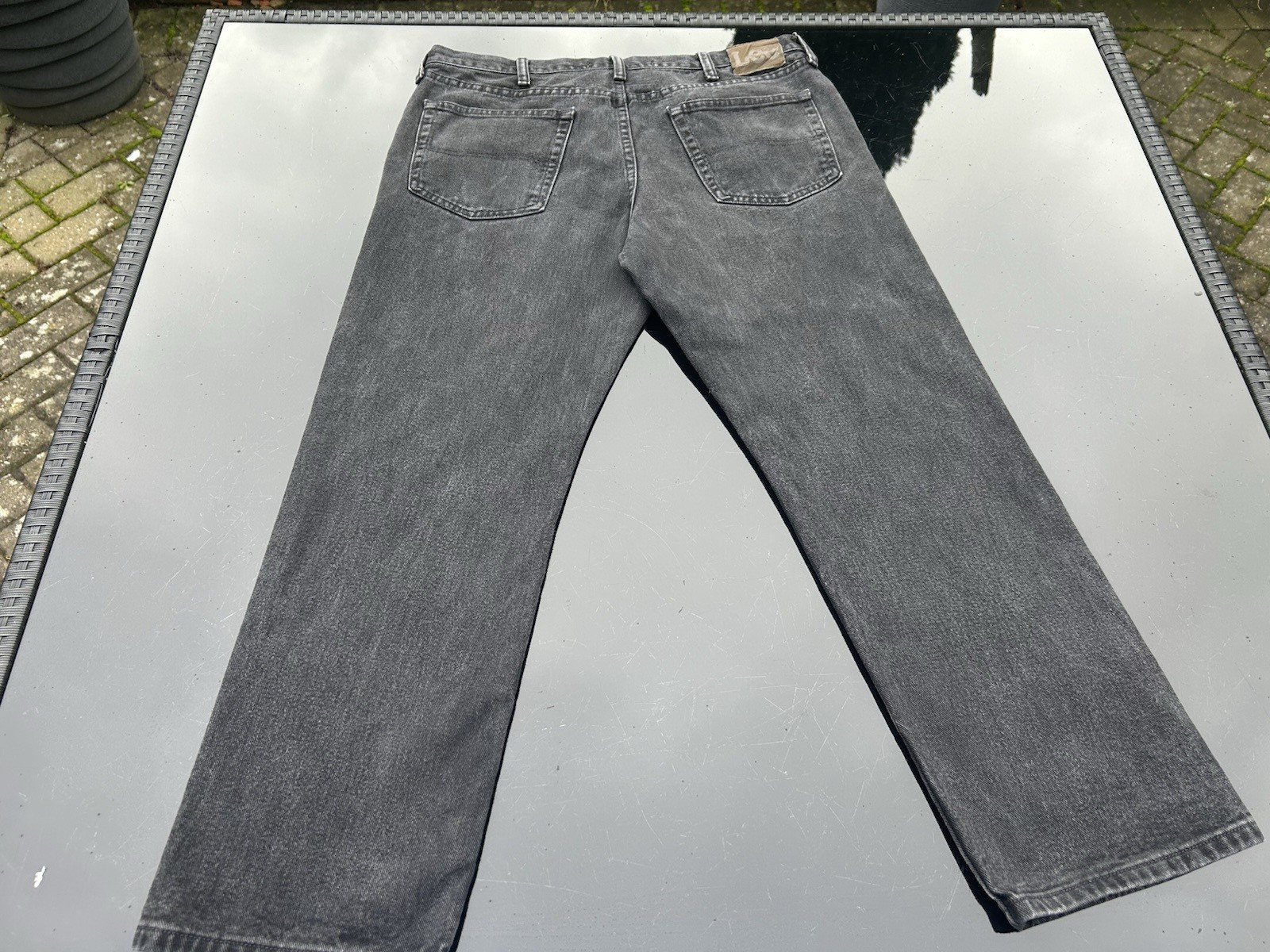 Lee Regular Fit Jeans Waist Size 36in Inside Leg 29in 100% Cotton In Black thumbnail 3