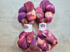 Charollais roving, wool top, 100 g, MOMENTUM