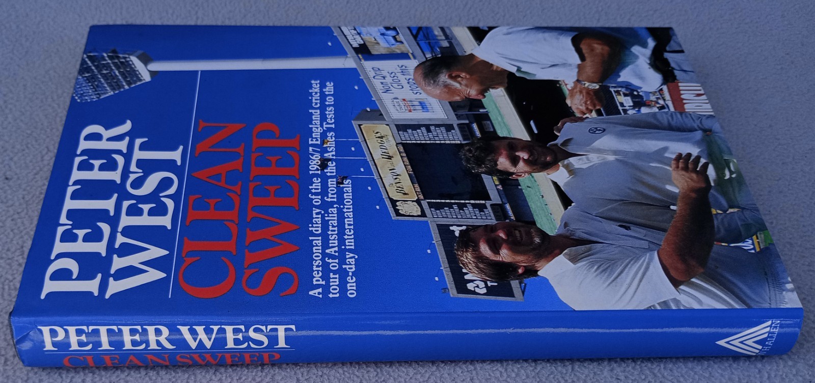 CLEAN SWEEP PETER WEST HB DW 1/1 1986 England Cricket Tour Australia Ashes Tests