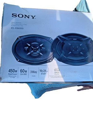 Sony Car Speakers XS-FB6930 (6 inch x 9 inch) 3-Way Coaxial 450W