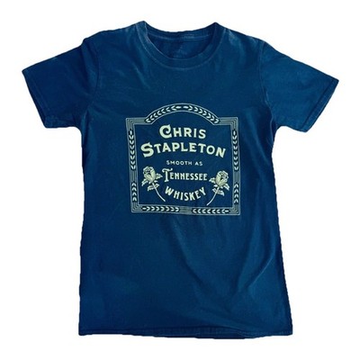 Chris Stapleton Tennessee Whiskey Black Graphic Men's Medium Cotton T-Shirt -044