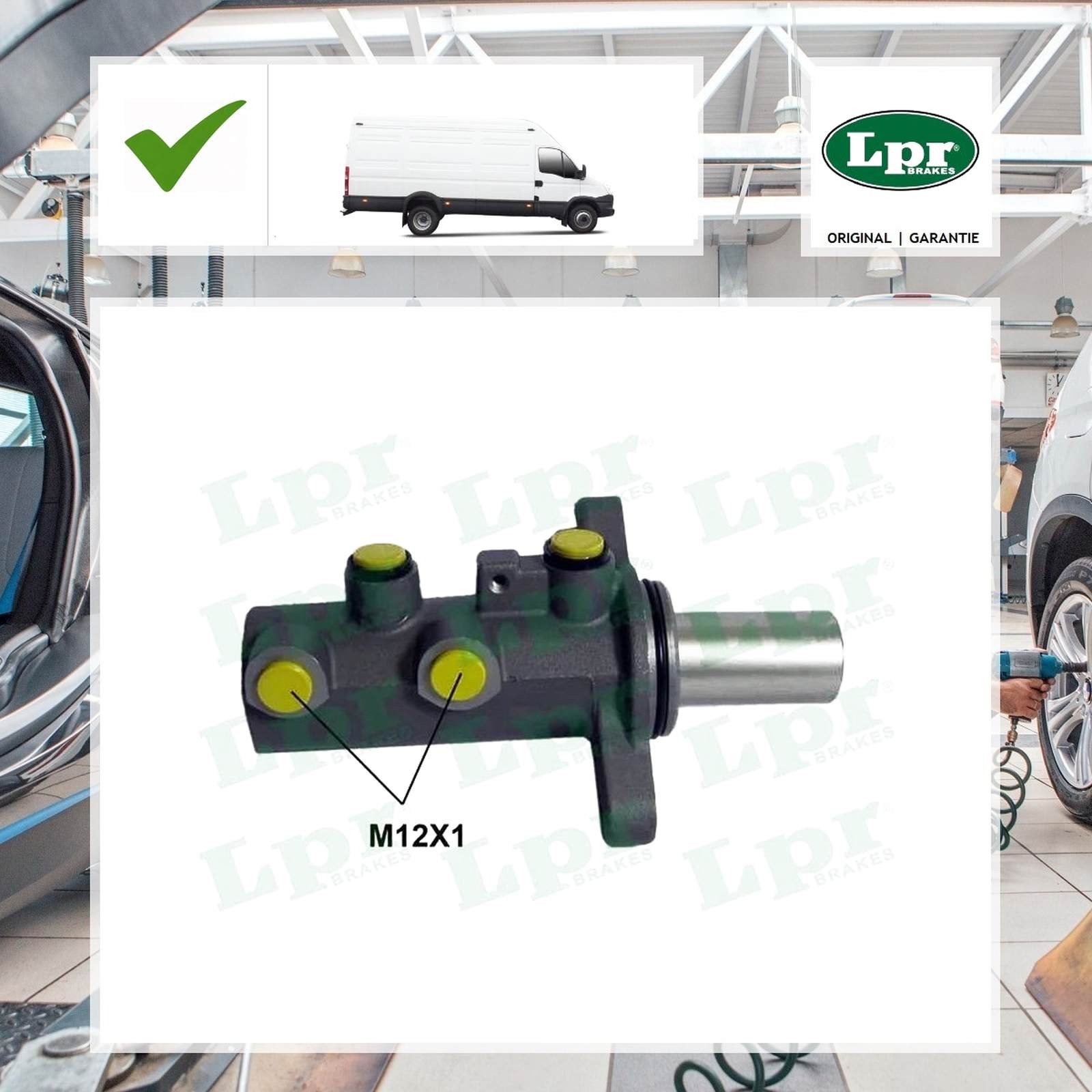 Hauptbremszylinder Lpr für Iveco Daily IV Pritsche/fahrgestell 65C18