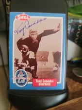 Tony Canadeo Autographed Signed 1988 Swell #33 Football Card JSA Authenticated