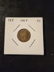 1915 Barber Dime In Good Condition, Some Dark Spotting