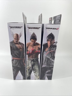 Game Dimensions Tekken 7 & 8 Mishima Lot Of 3 KAZUYA, HEIHACHI, & JIN KAZAMA New