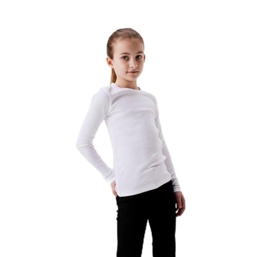 MäDchen Langarmshirt Nkfnakal Top, Bright White, 158-164 Eu, Name IT-image