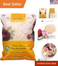 5 LBS Color Indicating Silica Gel Flower Drying Crystals - Versatile  Reusable