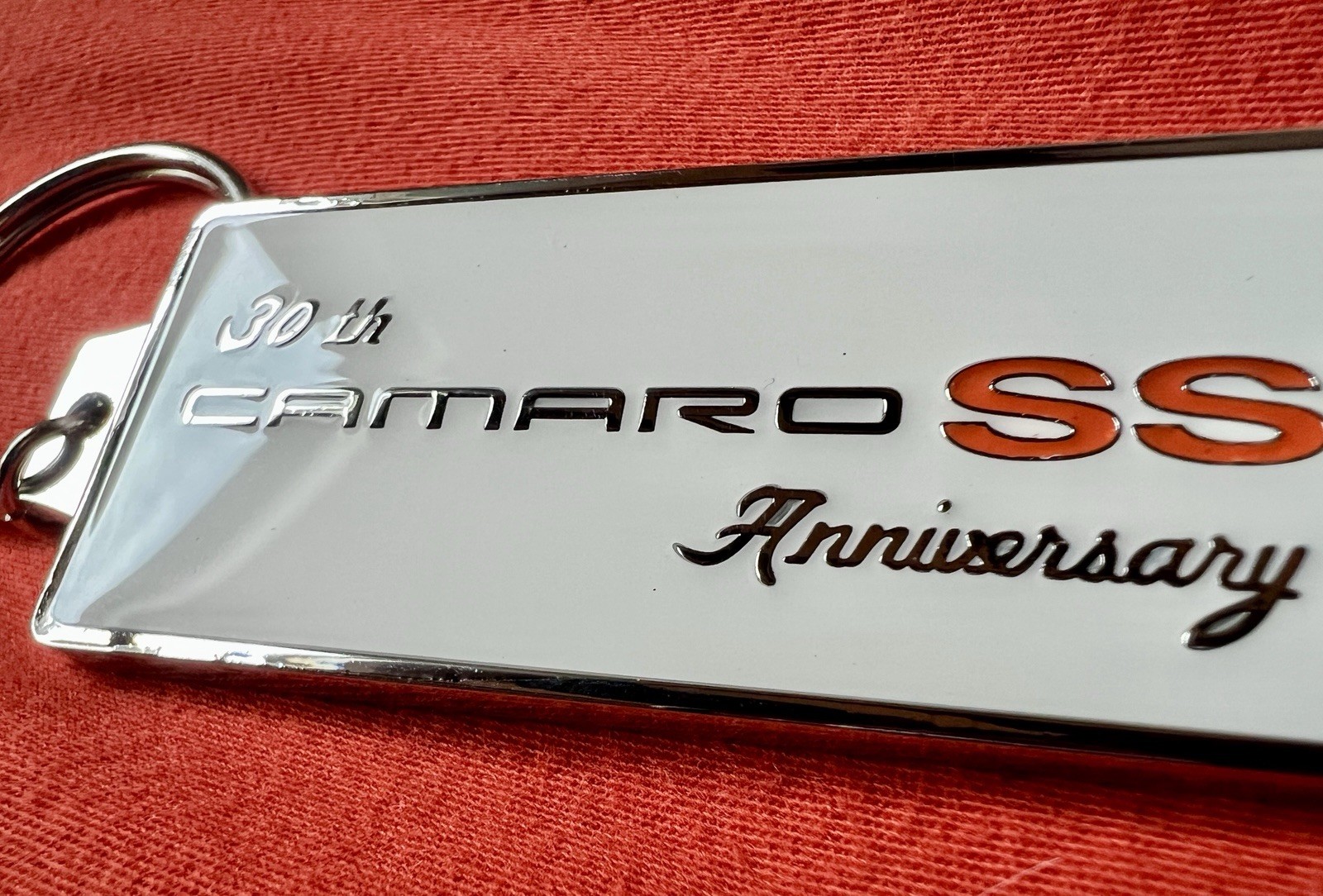 Camaro SS 30th Anniversary Reproduction Metal Key Chain
